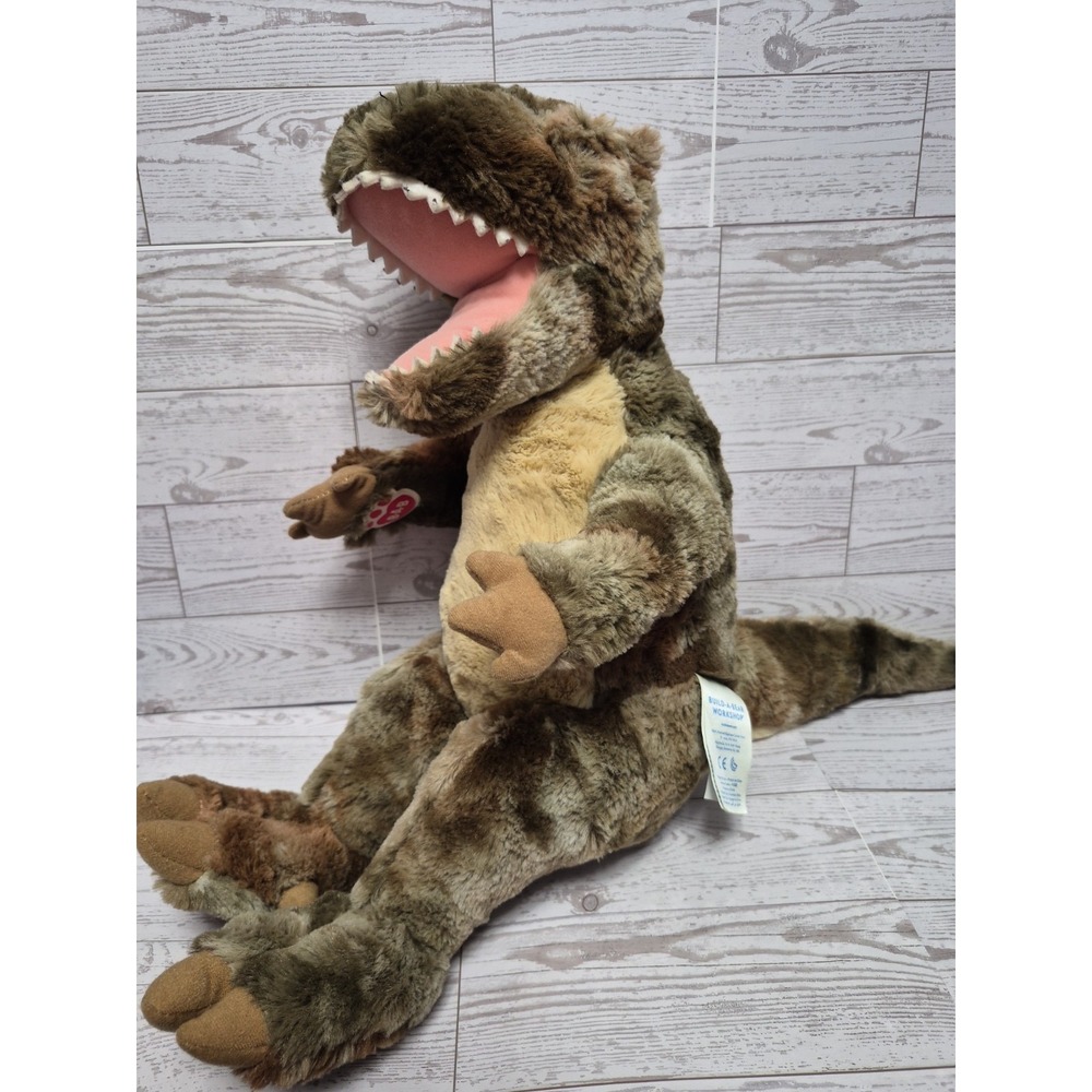 Build a Bear Carnotaurus Dinosaur stuffed Plush Used With Tags